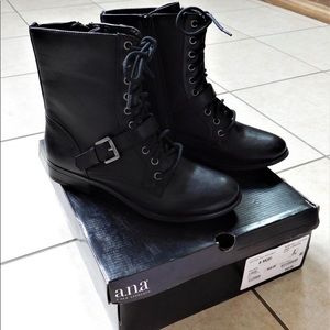 Women’s Black Combat Boots